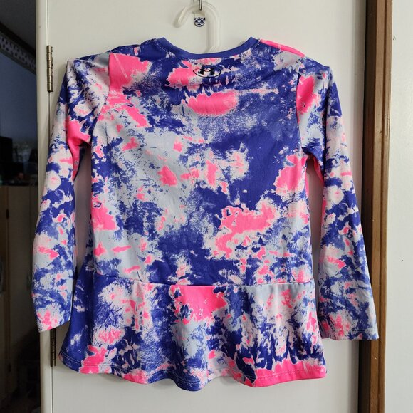 Under Armour Top Shirt Long Sleeve Tie Dye Girls 5 - Picture 5 of 5